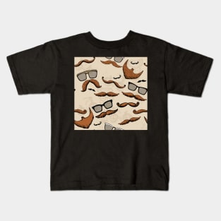 Retro Glasses & Mustache | Urban Finery Kids T-Shirt